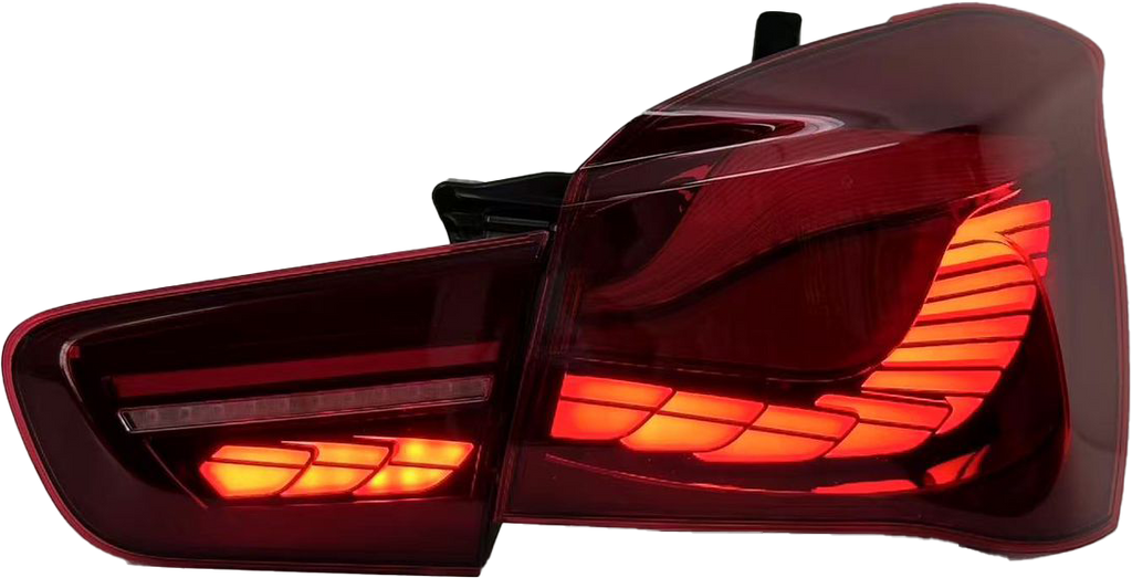 GTS Style LED Rear Lights RED 1 Series