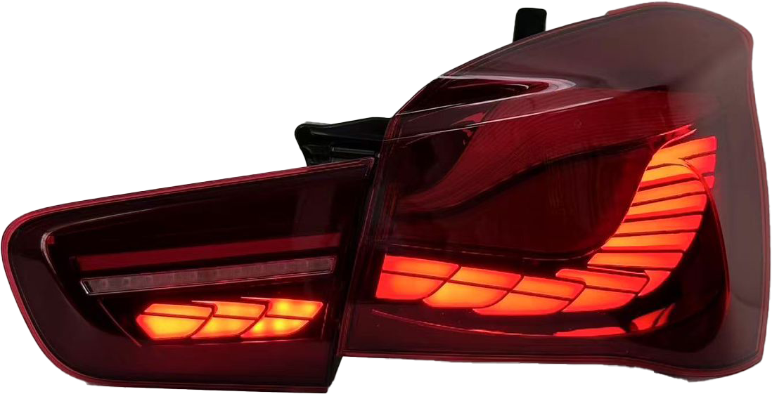 GTS Style LED Rear Lights RED 1 Series
